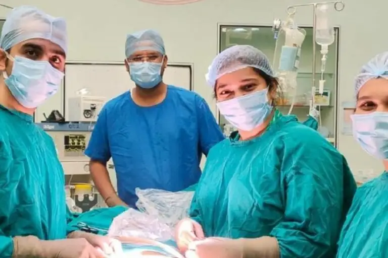 10 Cm Cervical Fibroid Weighing One-And-Half Kg Successfully Removed from A 48-Year-Old Woman