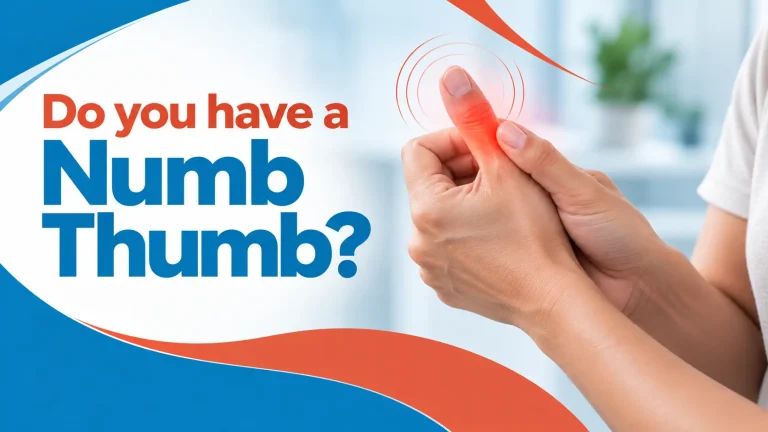 numbness in thumb