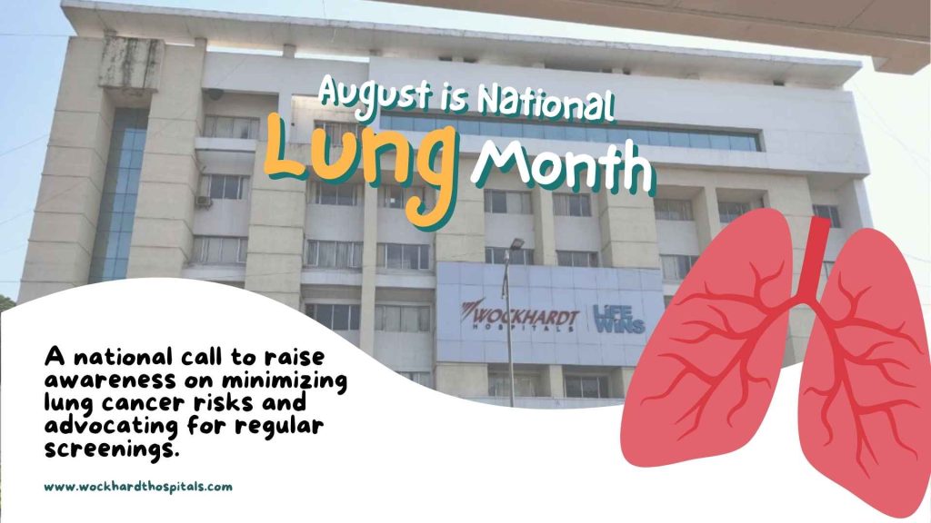 Wockhardt Hospital Lung Cancer Day Awareness