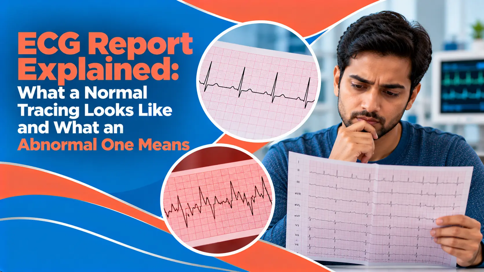ecg test normal range